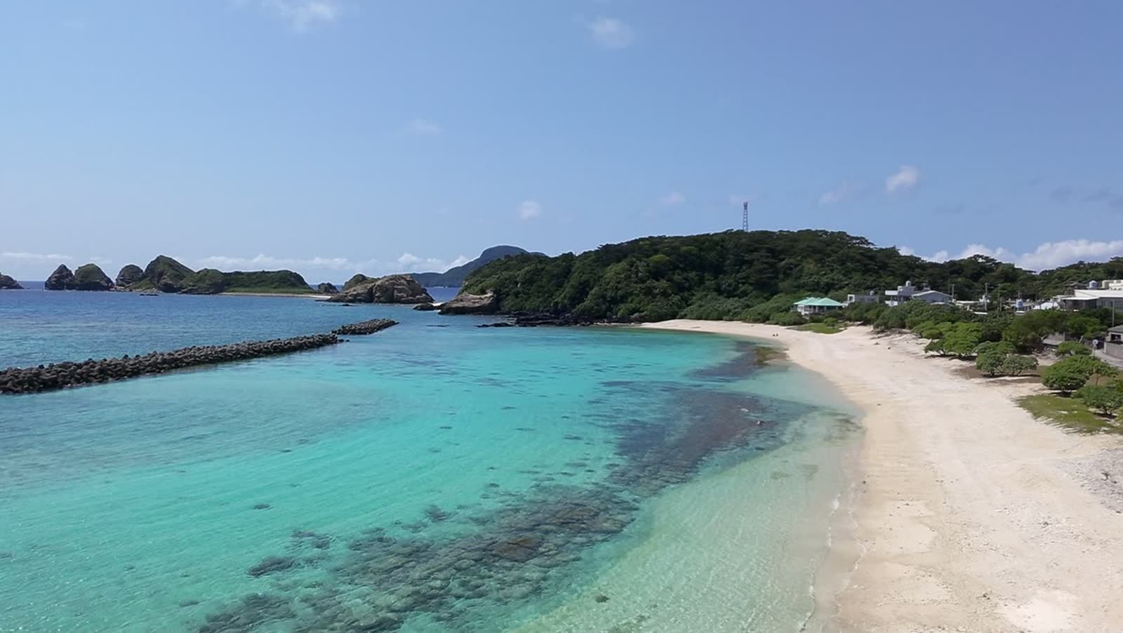 2025年3月。浜の色は戻ってきている